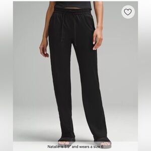 Lululemon Athletica Soft Jersey Straight Leg Mid Rise Pant